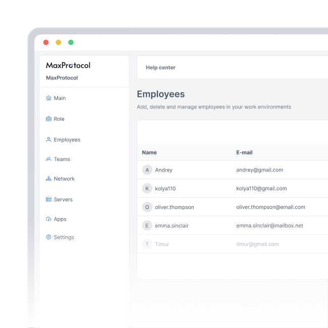 MaxProtocol for Businesses