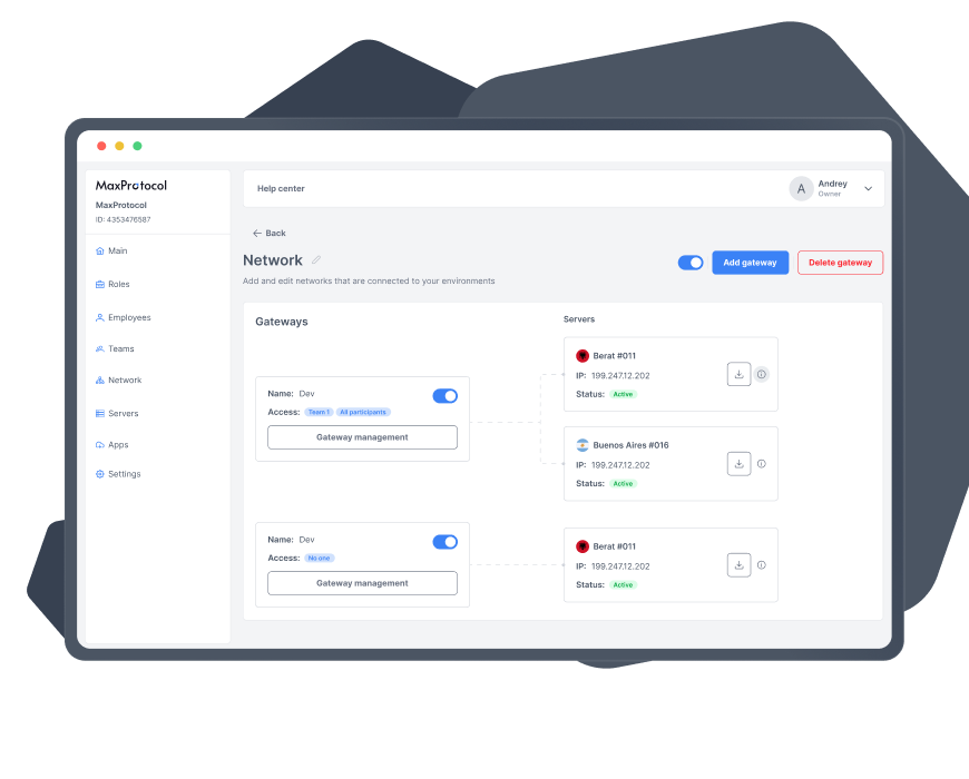 MaxProtocol Corporate VPN